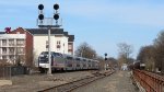 Eastbound NJ Transit Train Departing Bound Brook